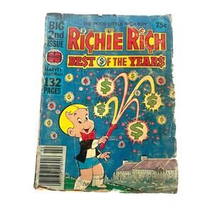 Richie Rich Best Of The Years 1977 Comic Digest Vintage